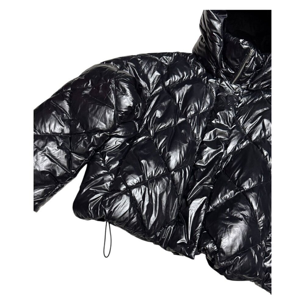 Banana Republic Black Puffer Jacket - Picture 6 of 7